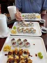 Spicy Tuna Role and Caterpillar Roll